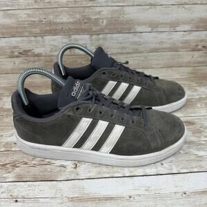 Adidas Neo Cloudfoam Green Lace Up Low Top Athletic Sneakers Men's 7.5